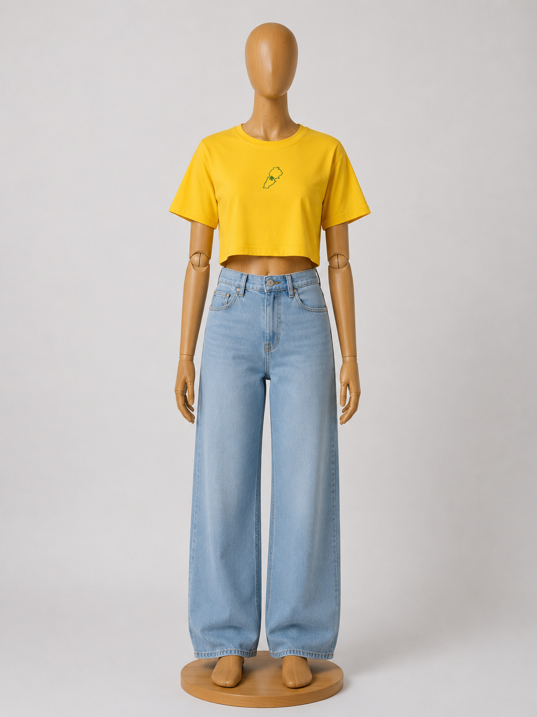 Crop Top With Motif