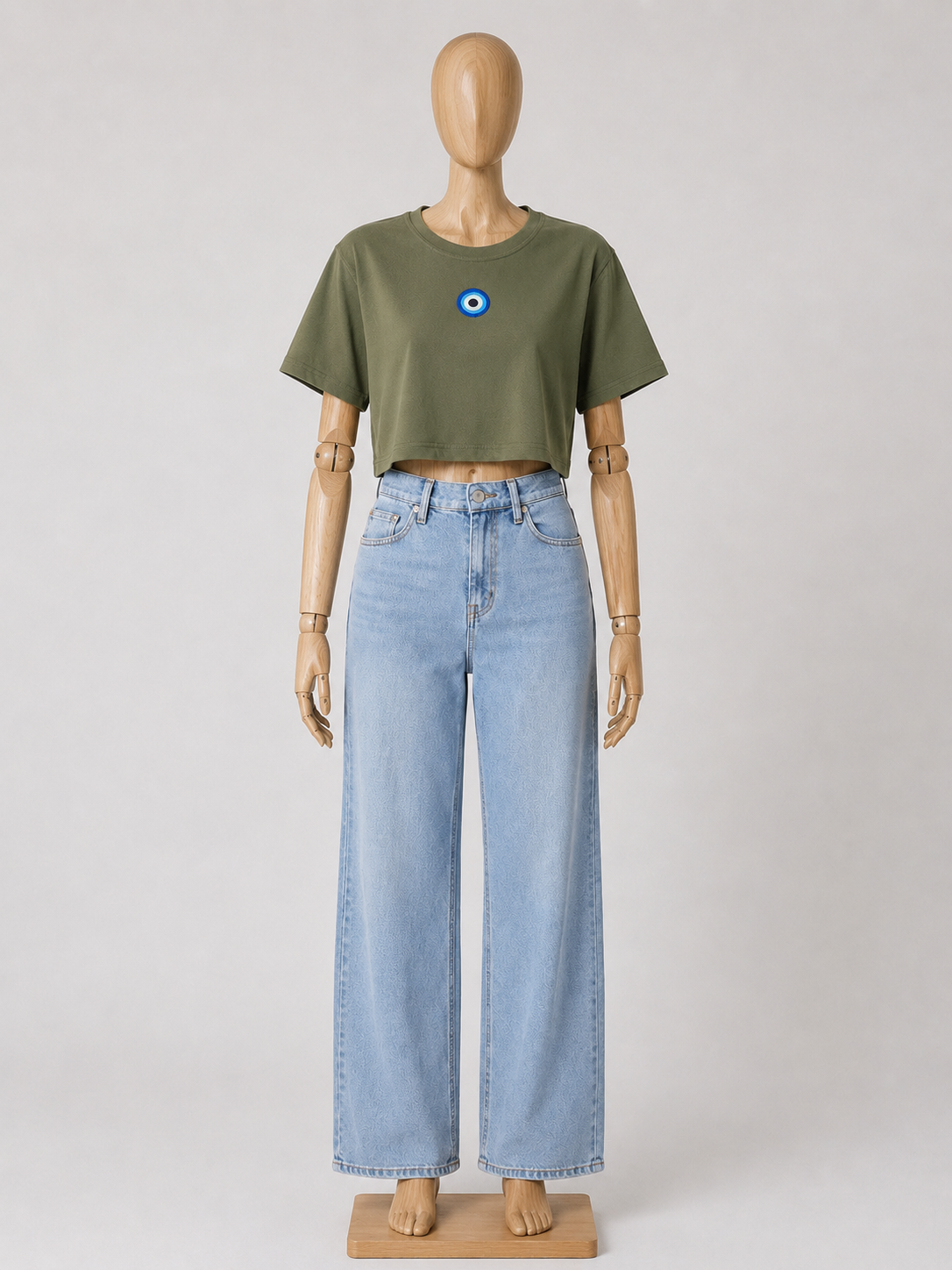 Crop Top With Motif