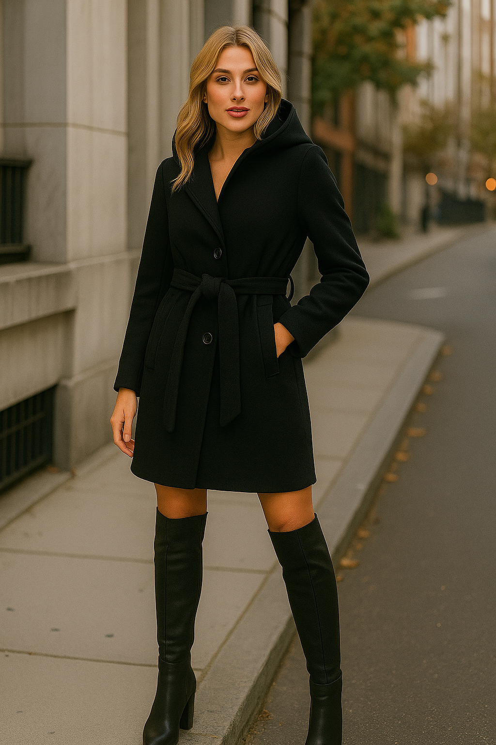 COAT WITH CAP