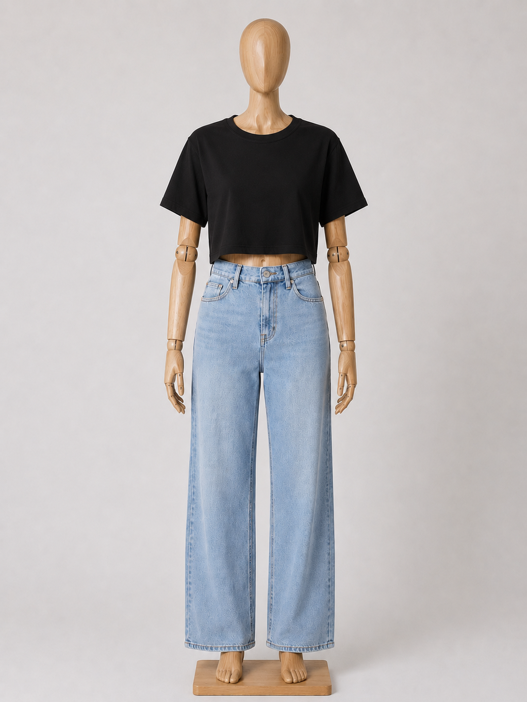Crop Top With Motif