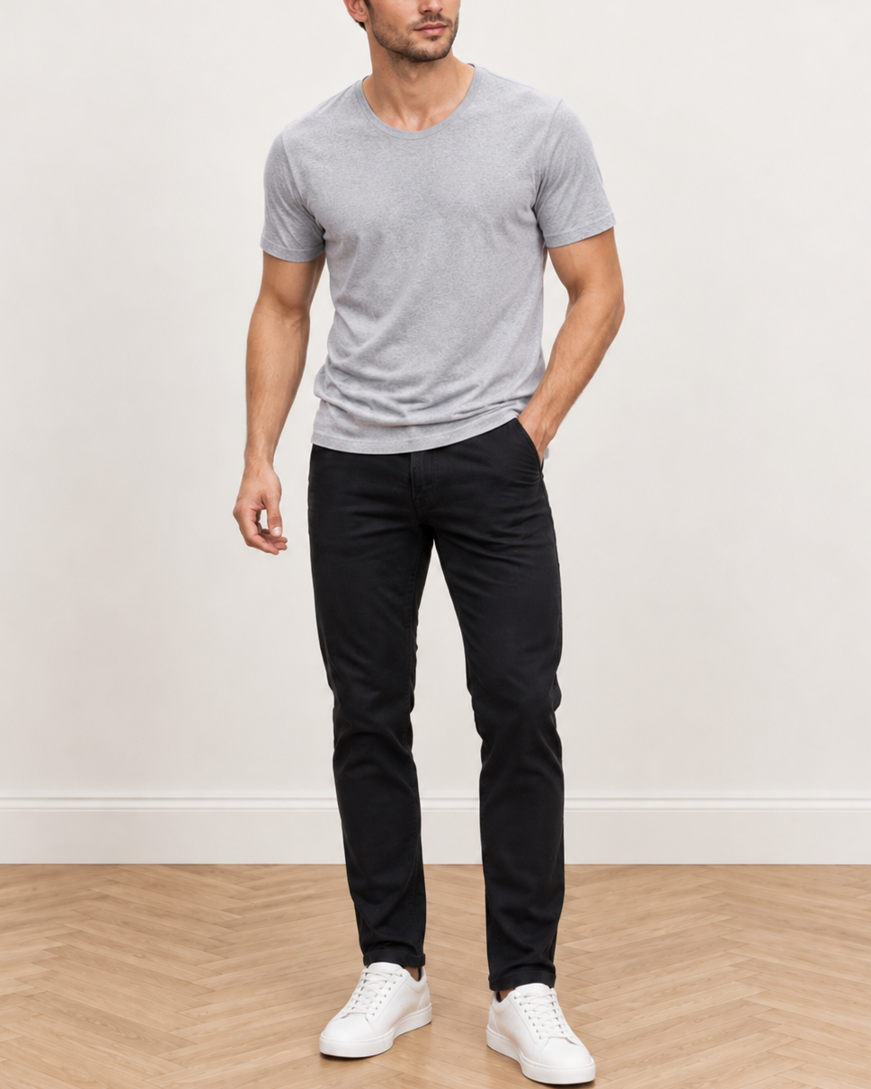 COTTON R NECK BASIC
