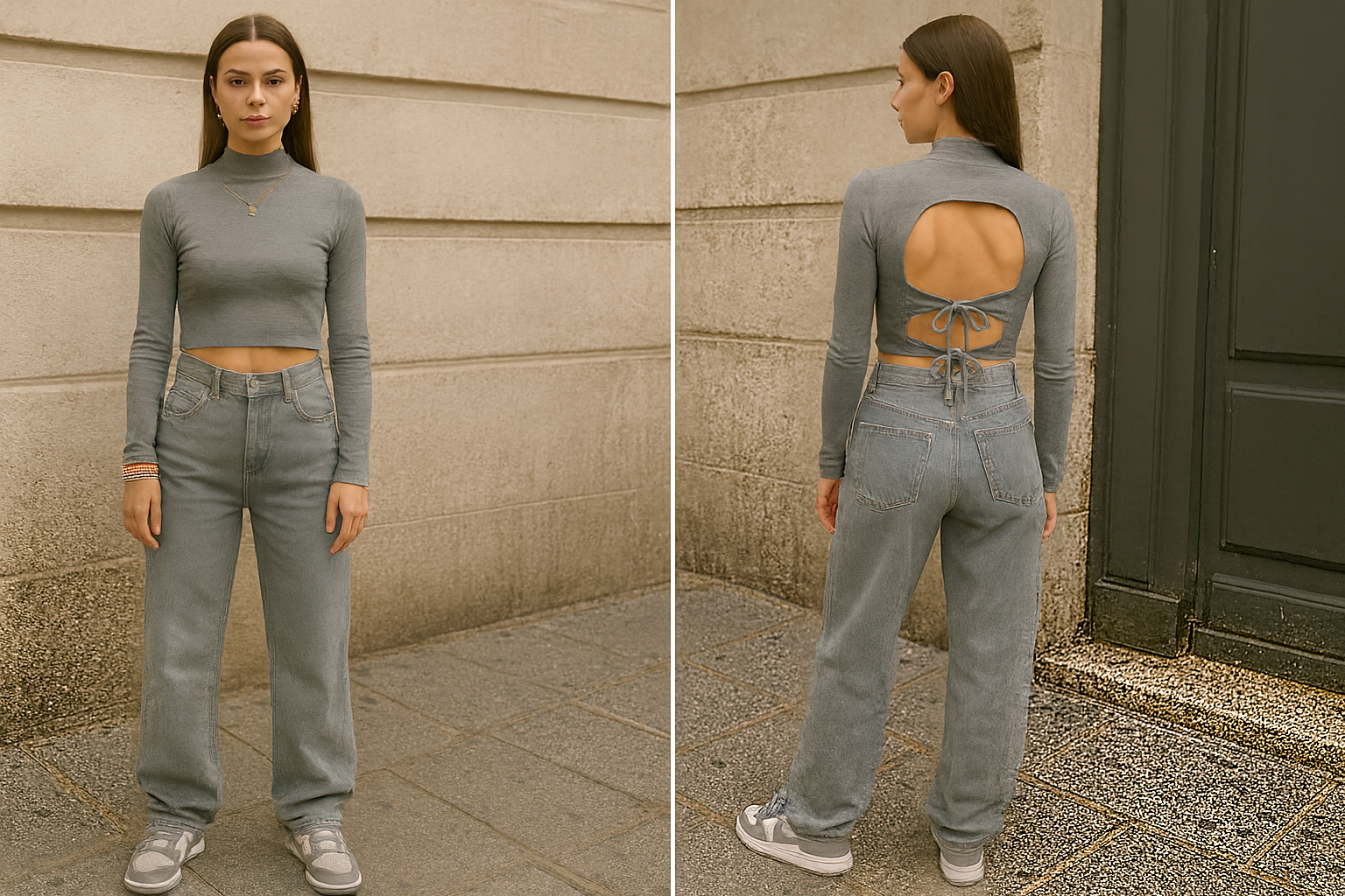 OPEN BACK CROP