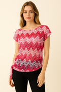 ZIGZAG TOP CROCHET